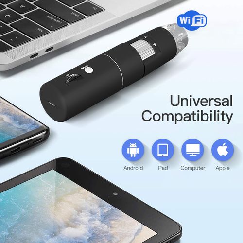 Portable Phone Digital Microscope 1000X Zoom Electron USB Microscope for Skin Examination Biological Observation