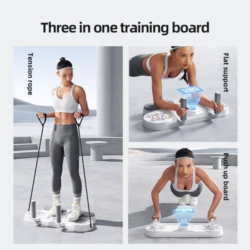 Push up Board Muscle Exercise Multifunctional Foldable Counting Portable Push-Up Board Fitness for Home Training