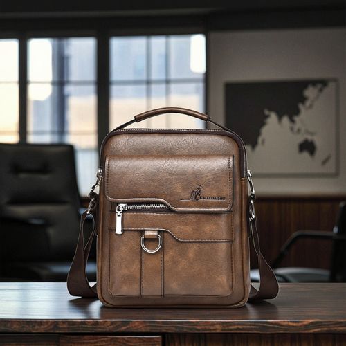 New Arrivals Men's Multi-Functional Business Shoulder Bag Crossbody Bag Oxford Texture Lightweight Carryall for Business Use