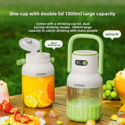 🥤 12-Blade Rechargeable Blender – Fresh Juice Anywhere, Anytime!