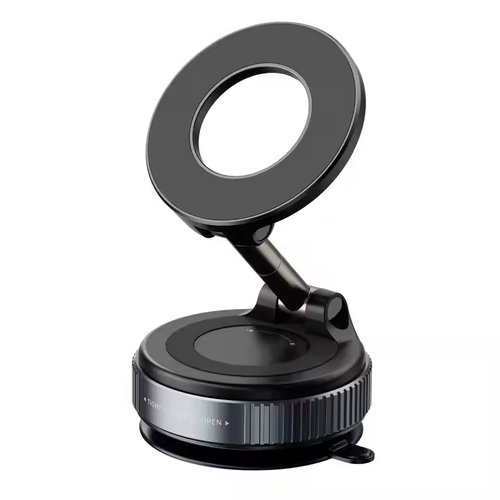 K007 Household Universal Folding Zinc Alloy Bracket Suction Cup Vacuum Magnet Car Phone Bracket Stand Holder