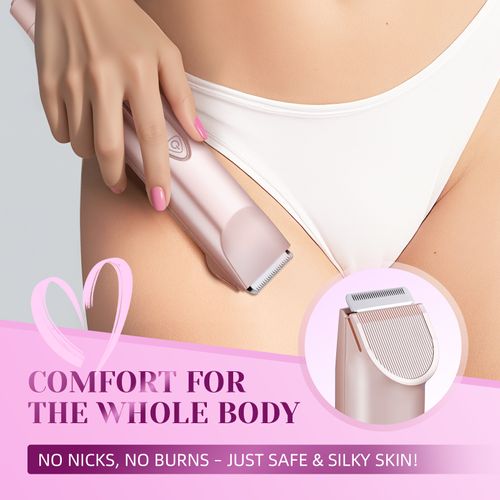 Electric Trimmer for Women Three Shaver for Facial Bikini Body Hair Removal Portable Mini Bikini Shaver for Household Use