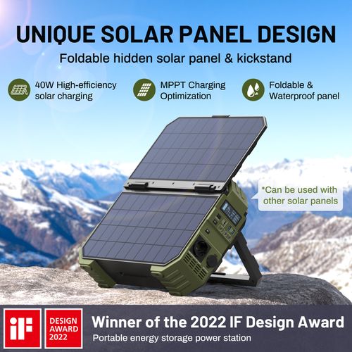 High-power 1000W Factory Direct Supply Portable Lithium Ion Solar Outdoor Emergency Mobile Pure Sine Wave Energy Storage Power