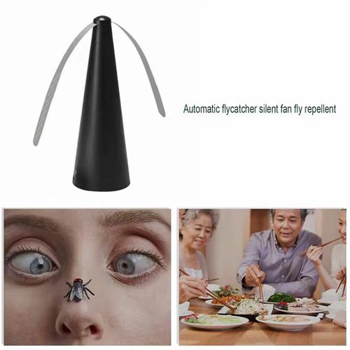 BUY 1 GET 2 Outdoor Multifunctional Fan Leaf Fly Repellent Automatic Fly Repellent Electronic Fly Mosquito Repellent Fan