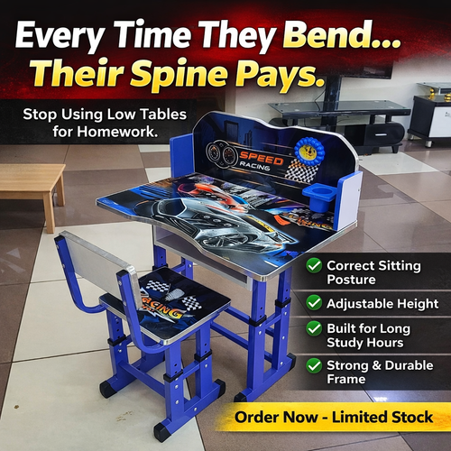 Kids Adjustable Study Desk & Chair Set | Perfect for Homework