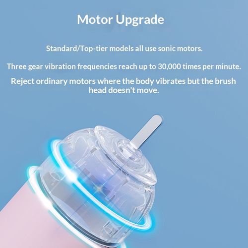 USB - Powered U - Shaped Electric Toothbrush for Kids 2 - 12 Years Old Soft Bristles Sonic Rechargeable LED Display
