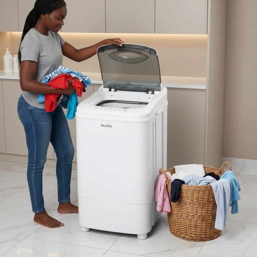 Decakila 7Kg Compact Single Tub Washing Machine – Efficient & Space-Saving for Small Homes
