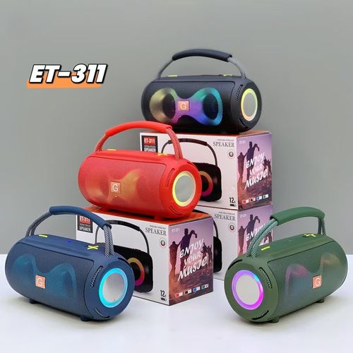 Portable Bluetooth Speaker with RGB Lights – Perfect for Parties in Ghana!