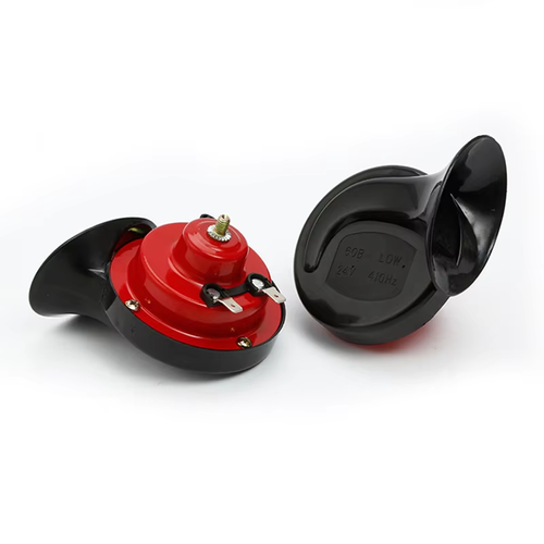 12V Car Motorcycle Snail Horn High Low Dual Tone Electric Horn Super Loud Warning Horn Replacement Parts