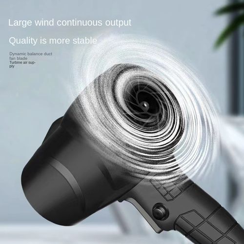Lithium Battery Storm Industrial Dual-purpose High-power Hand-held Fan Blowing Suction Integrated Turbine air Duct Plastic