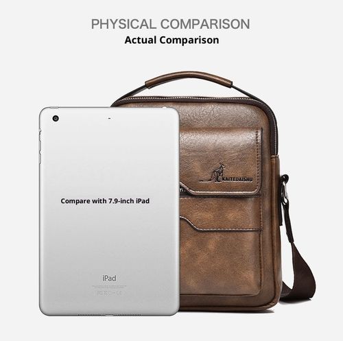New Arrivals Men's Multi-Functional Business Shoulder Bag Crossbody Bag Oxford Texture Lightweight Carryall for Business Use
