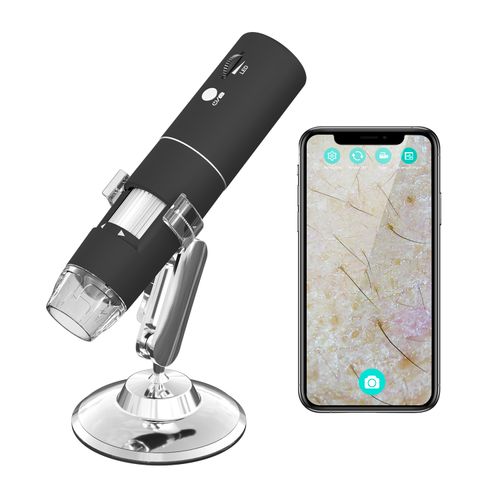 Portable Phone Digital Microscope 1000X Zoom Electron USB Microscope for Skin Examination Biological Observation