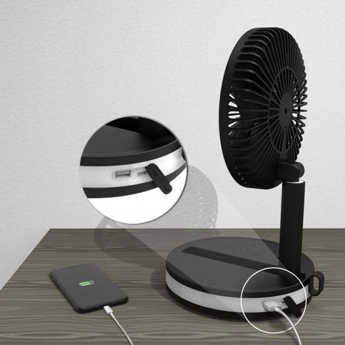 3-in-1 Rechargeable Fan: Cool Light & Power Bank! 🌬️💡🔋