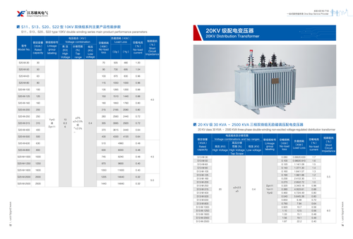 10KV 20KV 35KV Three-Phase Oil Immersed Power Transformer