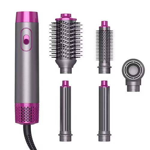 5-in-1 Hot Air Brush: Dry, Straighten & Curl All In One! 💇♀️