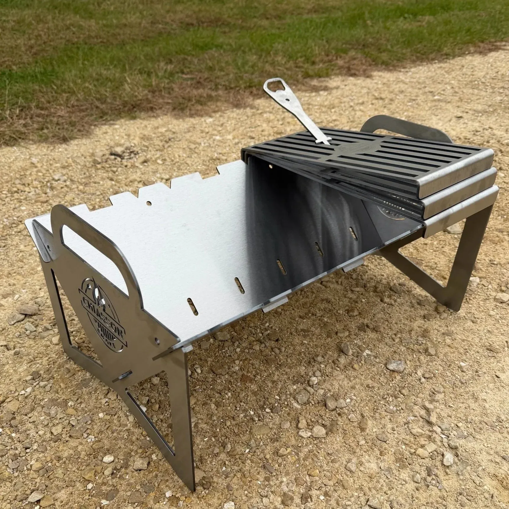 The Chiasson Smoke Hauler Grill   backyard grill