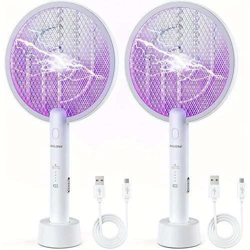 USB Electric Mosquito Swatter-Color Box Packaging Convenient Charging for Indoor Use Effective Against Flies & Mosquitoes