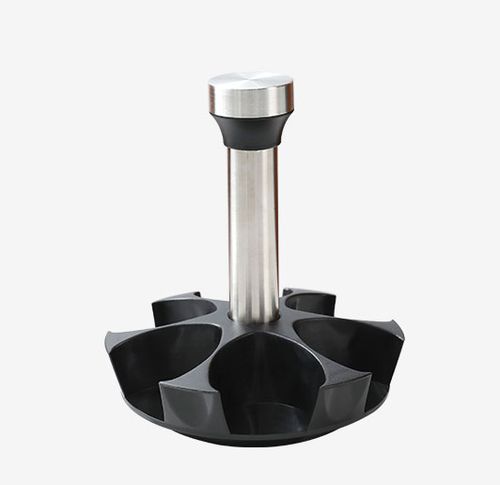 Creative 6pcs Stainless Steel Rotatable Condiment Bottles   Seasoning Pot for Kitchen