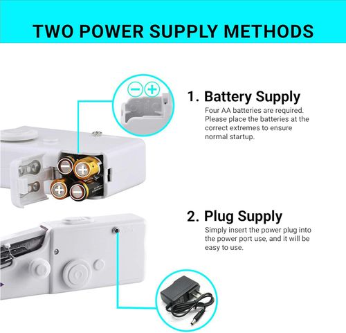 Mini Handheld Sewing Machine Manual Shoes Sack Portable Home for Sale Locking Button Hole Hand Operated Stitch Multifunction