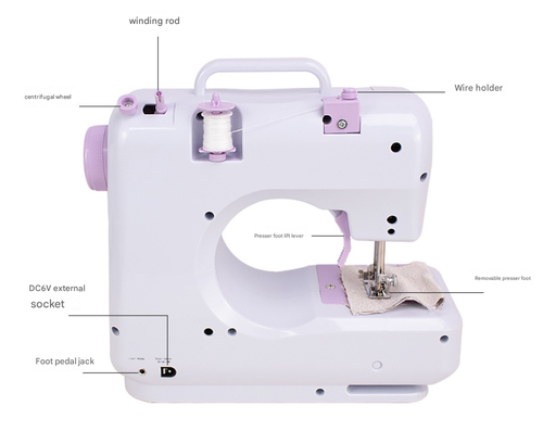 Automatic Locking Multi-functional Sewing Tool Electric Household Small Sewing Machine Small Overlock Sewing Machine