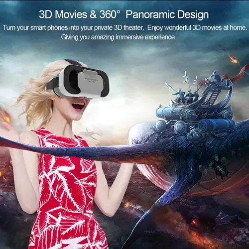Immersive 3D VR Glasses – Virtual Reality Goggles for Smartphones