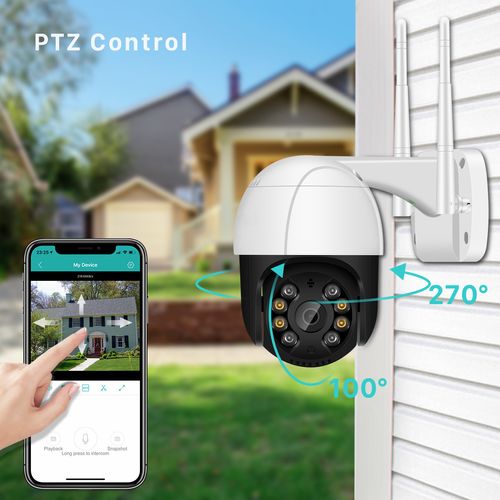 PTZ Camera with Zoom | Auto Tracking, WiFi & Night Vision