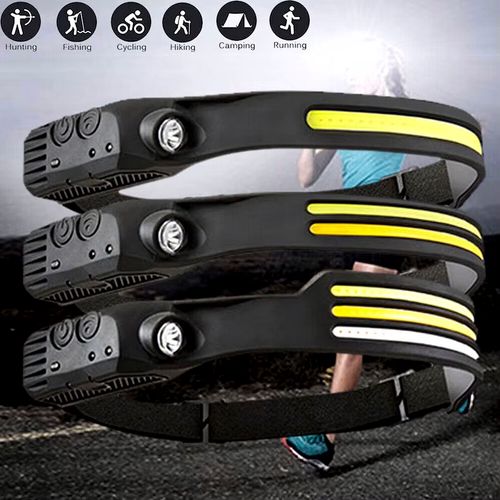 COB LED Headlamp | USB Rechargeable, 5 Modes & Lightweight