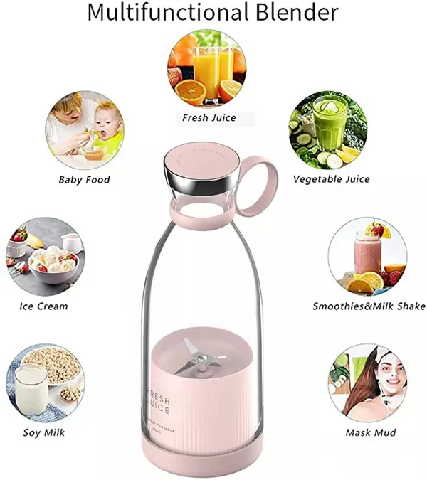 Mini Portable Juice Blender | USB Rechargeable & Easy Clean