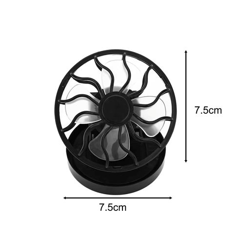 Portable Solar-Powered Clip-on Cap Fan | Hands-Free Cooling for Hiking & Outdoor Activities