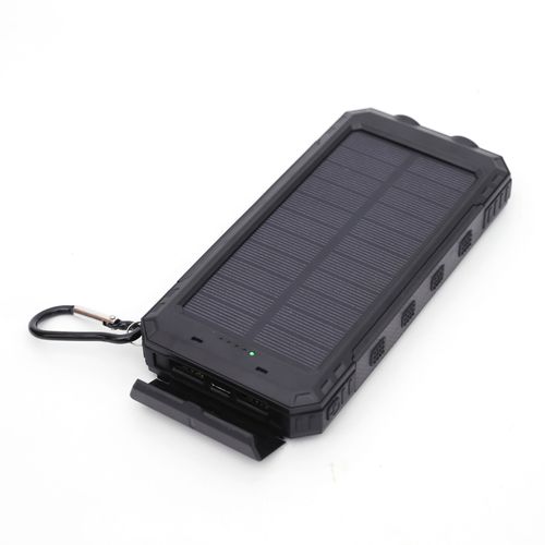 Solar Power Bank | Large Capacity Portable Fast Charger for IOS & Android, USB-A and USB-C Compatible