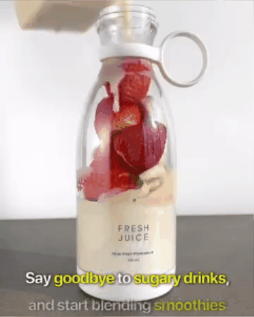 Mini Portable Juice Blender | USB Rechargeable & Easy Clean