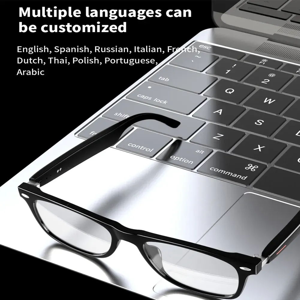 Smart Wireless 5.0 Sunglasses: Hands-Free Music & Calls with Anti-Blue Light Protection