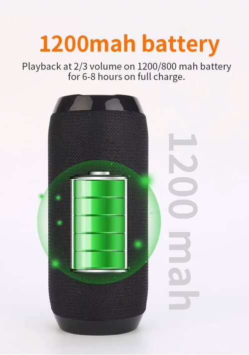 Outdoor Portable Bluetooth Speaker | Deep Bass, FM Radio & Waterproof