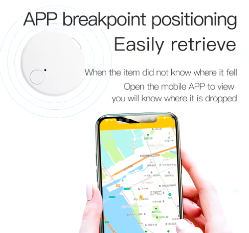 Mini GPS Locator Key Finder | Anti-Lost Bluetooth Tracker for Pets, Kids & Keys