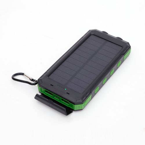 Solar Power Bank | Large Capacity Portable Fast Charger for IOS & Android, USB-A and USB-C Compatible