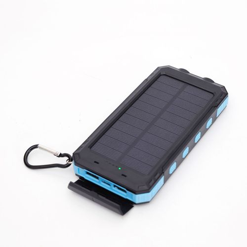Solar Power Bank | Large Capacity Portable Fast Charger for IOS & Android, USB-A and USB-C Compatible