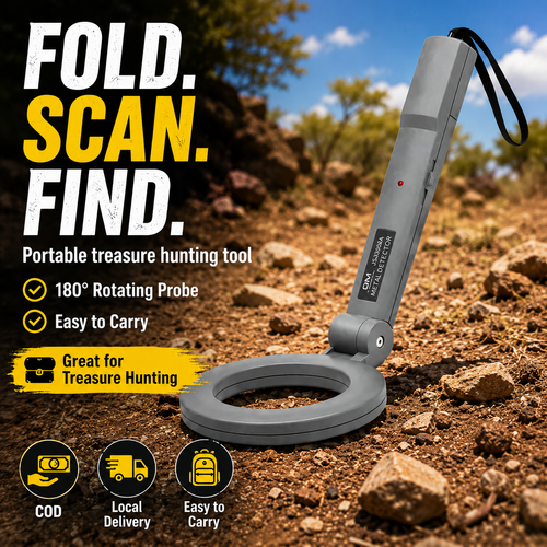 Home Metal Detector with 180° Rotating Probe