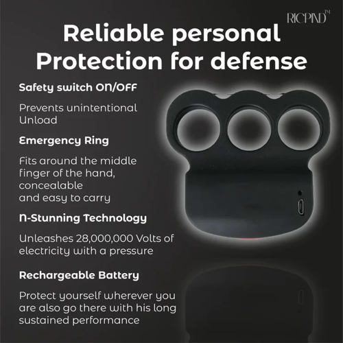 Hot Selling Self‑defense Alarm Portable Finger Ring Safety Device for Solo Walking Outdoor Travel | COD Free Shipping