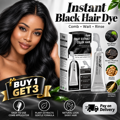 Steam Hair Hair Dye Comb Instant Black Hair Dye