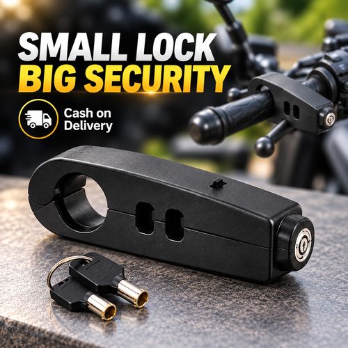 Universal Handlebar Lock for Bikes and Motorcycles