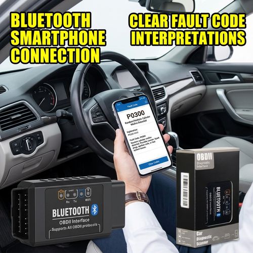 🔥Hot Seller🔥 COD！ELM327 OBD2 Car Diagnostic Tool – Compatible with iOS and Android, Wi-Fi, V1.5
