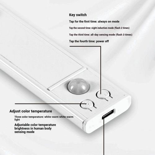 ⚡ Smart LED Motion Sensor Light – Stop Waking Up to Darkness, Auto Lights Up Stairs, Hallways, Toilets & Closets at Night