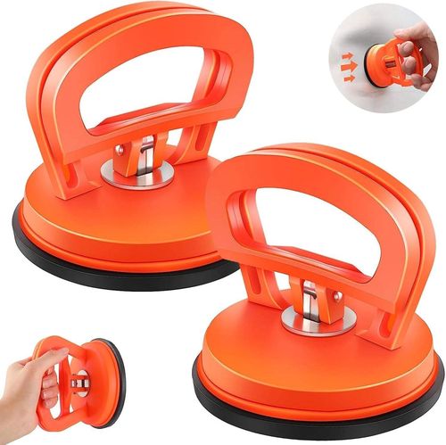 ⚡ Car Glass Suction Cup Tool – Stop Struggling to Lift & Fit Windshields Alone, Handle Glass, Tiles & Panels Safely at Home or Garage