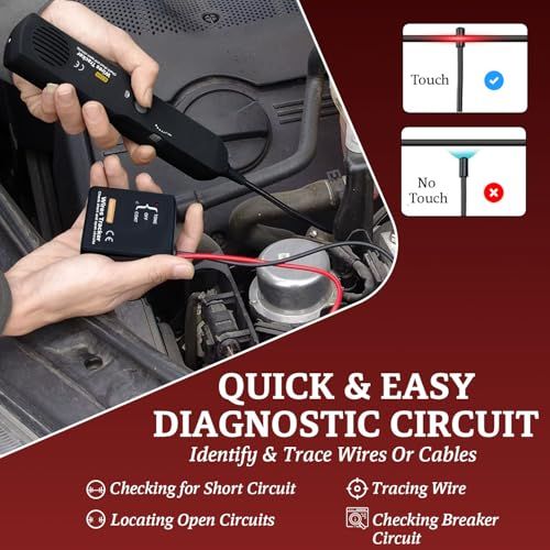⚡ Car Circuit Scanner Tester – Stop Wasting Money on Wrong Repairs, Find Electrical Faults Fast at Home or in Your Garage