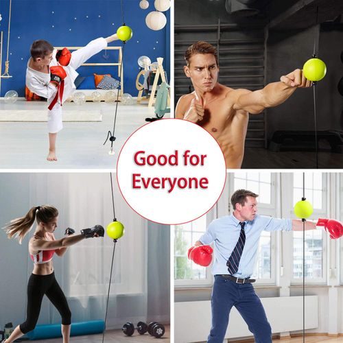 ⚡ Hanging Boxing Ball – Stop Stress & Boring Workouts, Train Reflexes & Punch Power at Home, Office or Gym Anytime