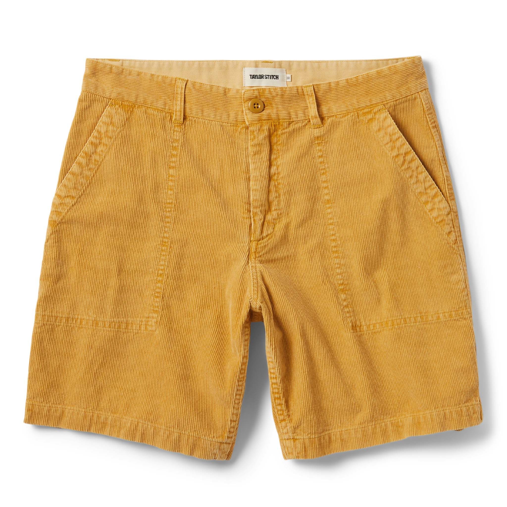 Arnrv Trail Short in Gold Micro Cord