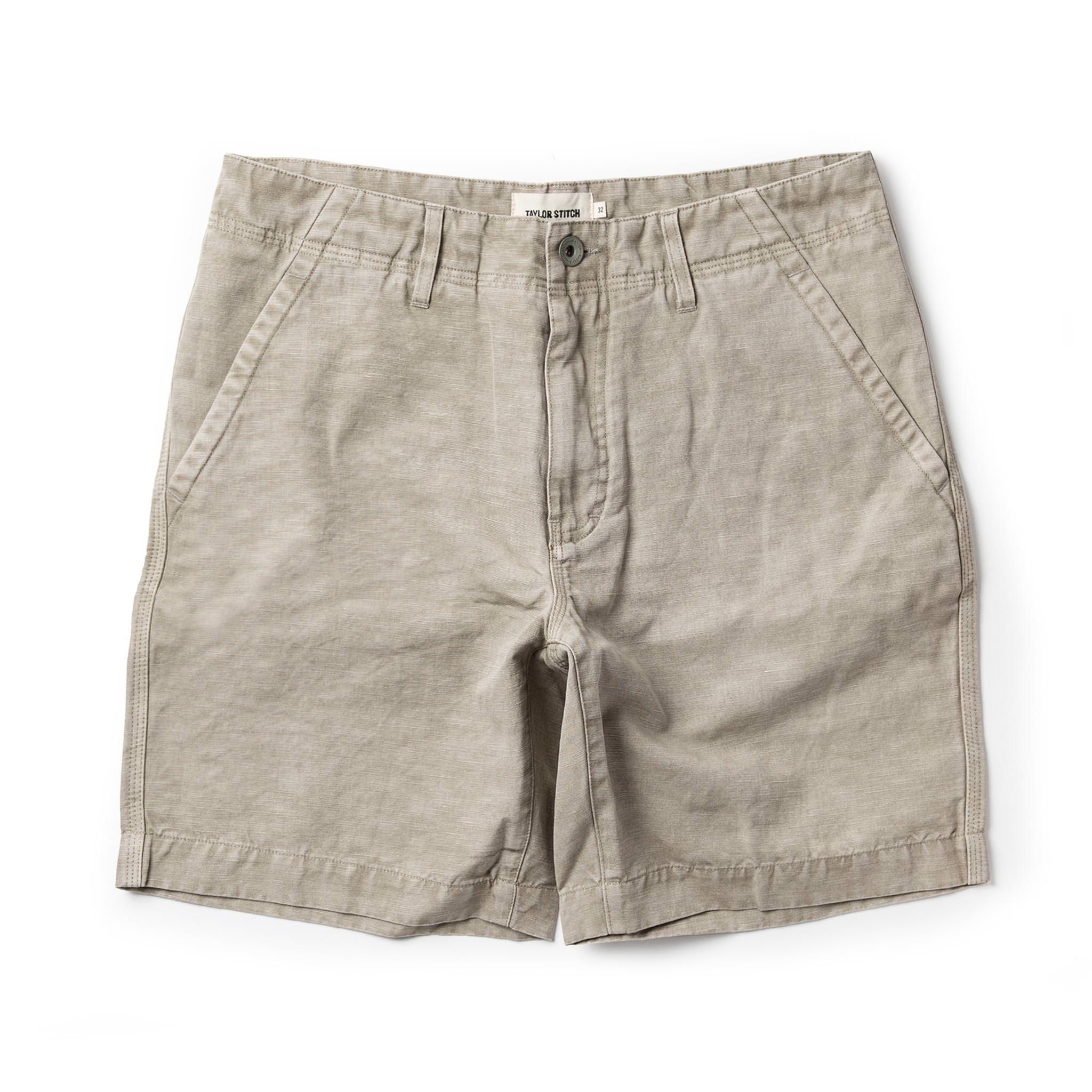 Arnrv Morse Short in Aluminum Slub Linen