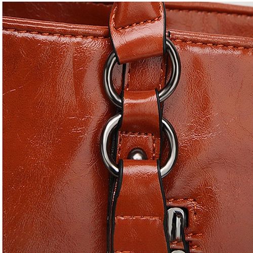 Women's Handbag Crossbody Bag Tote PU Leather Outdoor Office Shopping Zipper Large Capacity Solid Color
