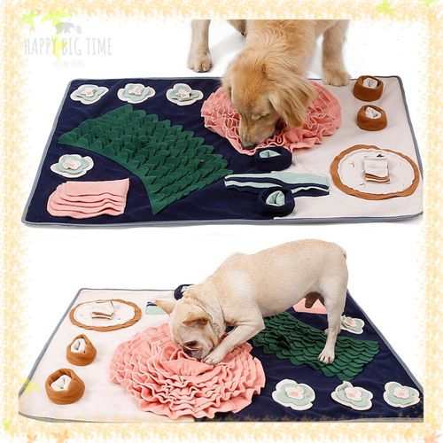 Pet Sniffing Mat Dog Dining Table Blanket Consume Energy Sniffing Decompression Slow Food Mat