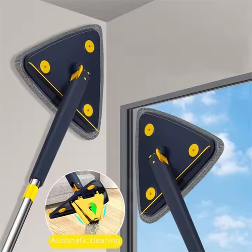 Home Floor Cleaning New Mopa Triangular Rotatable Cleaning Flat Mops Floor Wall Wiper Window Water Brush Clean Household
